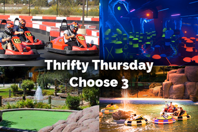 Thrifty Thursday Thursday Deals At Adventure Park in Visalia