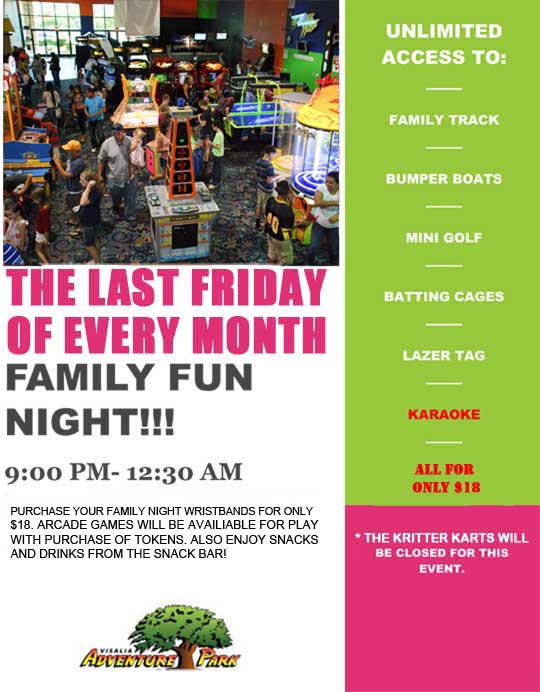 Friday Family Night Family Fun Night