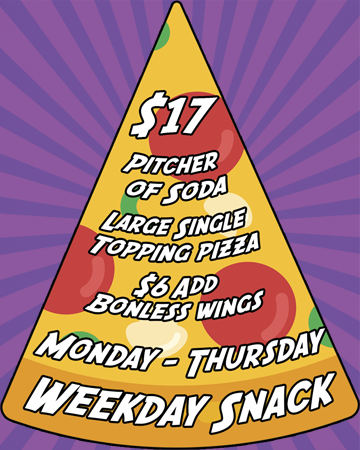 WkDay Pz Stand Alone BG Pizza Deals At Adventure Park In Visalia